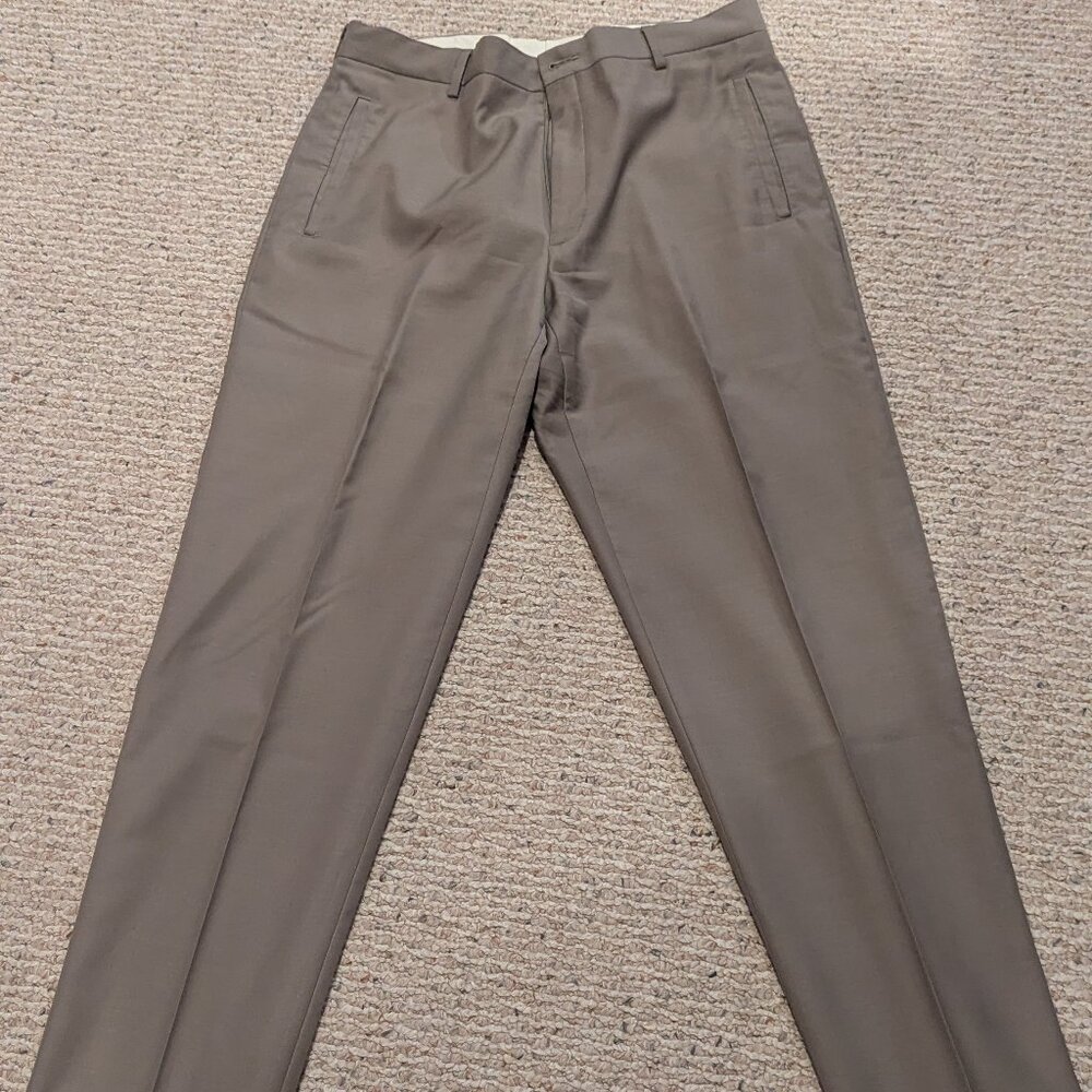 Kenneth Cole REACTION Dress Pants Size 33x32 in Tan
